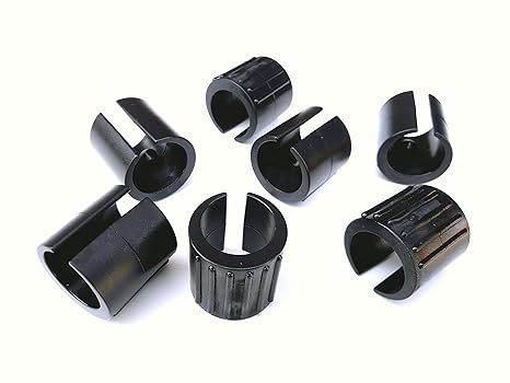30 Stück Kufengleiter 14-16mm für Stühle/Tische mit Rundrohr