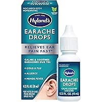 Ear Drops for Swimmers Ear and Allergy Relief for Kids and Adults by Hyland's, for Clogged Ears, Earaches, Fast Natural Homeo