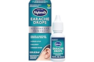 Ear Drops for Swimmers Ear and Allergy Relief for Kids and Adults by Hyland's, for Clogged Ears, Earaches, Fast Natural Homeo