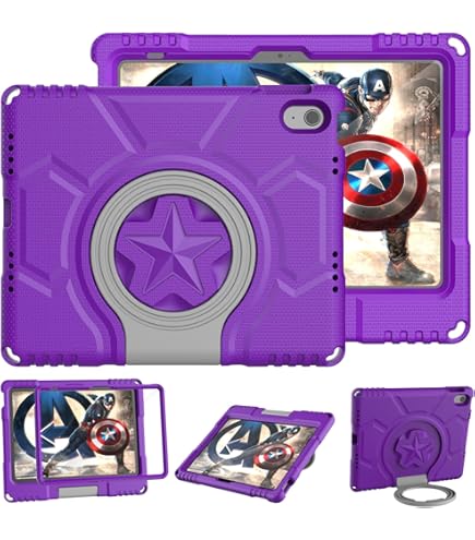 Allytechgroup IPad 10th Generation 10.9" Case For Kids, Butterfly Design Kids Friendly Shockproof Kickstand EVA Shoulder Strap Bumper Lightweight Case For Apple IPad 10.9" 2022 10th Gen, Rose