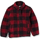 Amazon Essentials Boys and Toddlers' Fleece Lined Sherpa Full-Zip Jacket