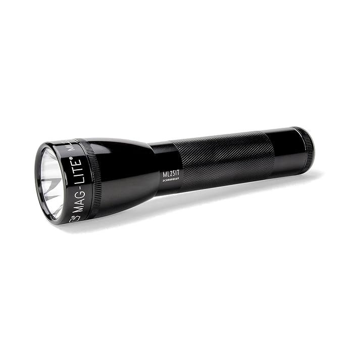 MagLite CCell Flashlight, Aluminium, Black, 163 m Amazon.co.uk DIY
