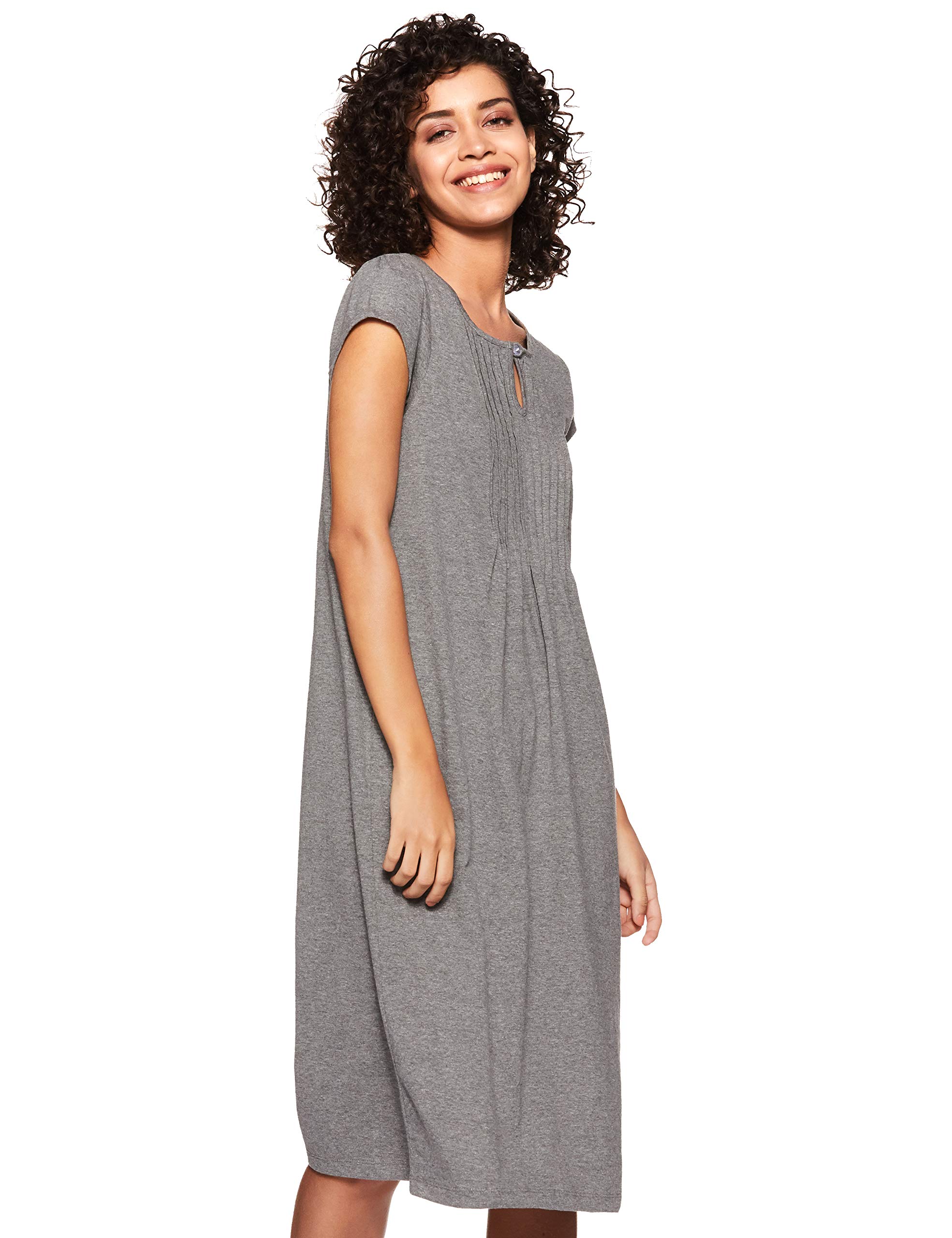 Amazon Brand - SymbolWomen's Regular Fit Nightdress