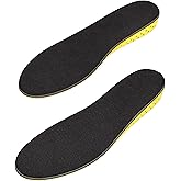 Height Increase Insole - Elevator Conversion - 1 Inch Taller (Black) Invisible Increased Heel Lifting Inserts Lifts Pads (Medium US 6-10 Men or US 8-12 Women)