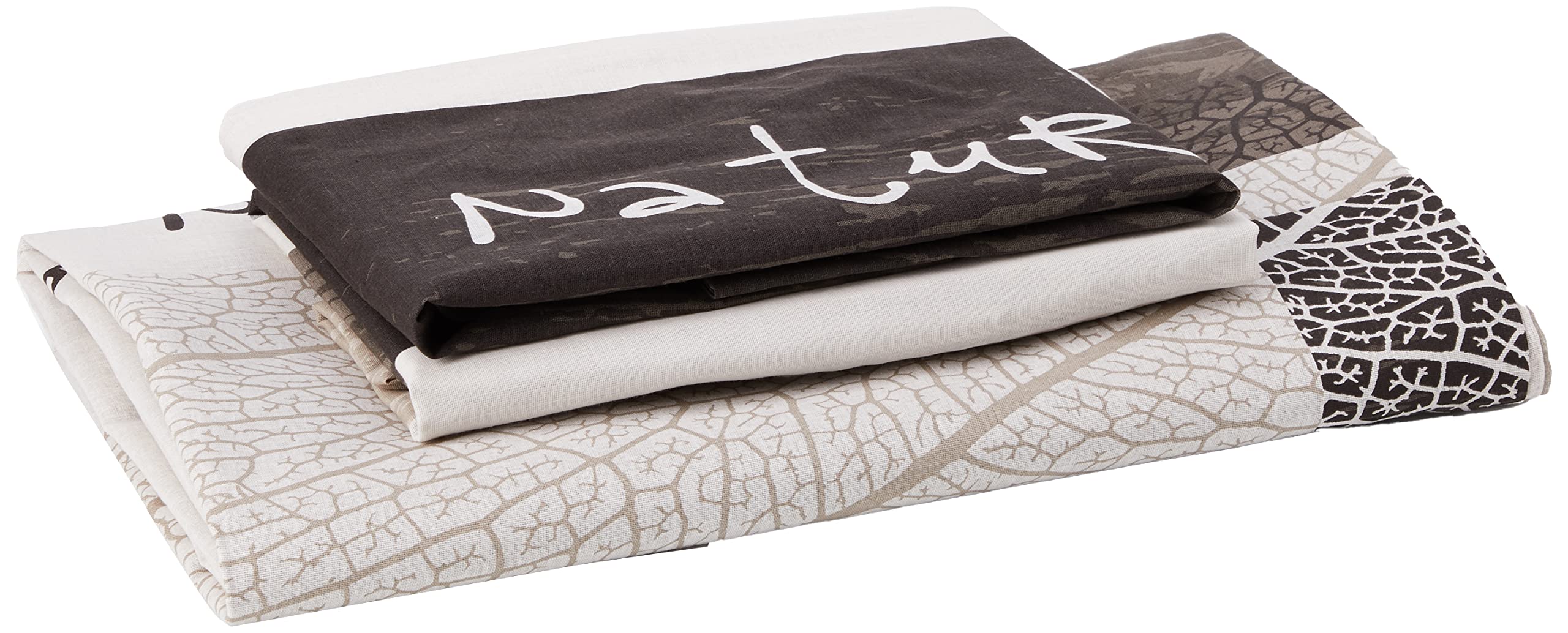 douceur dintérieur So Natural Parure 3 PIECES 200 x 200 cm Imprime 42 Fils ALLOVER SO Natural Coton 200 x 200 cm