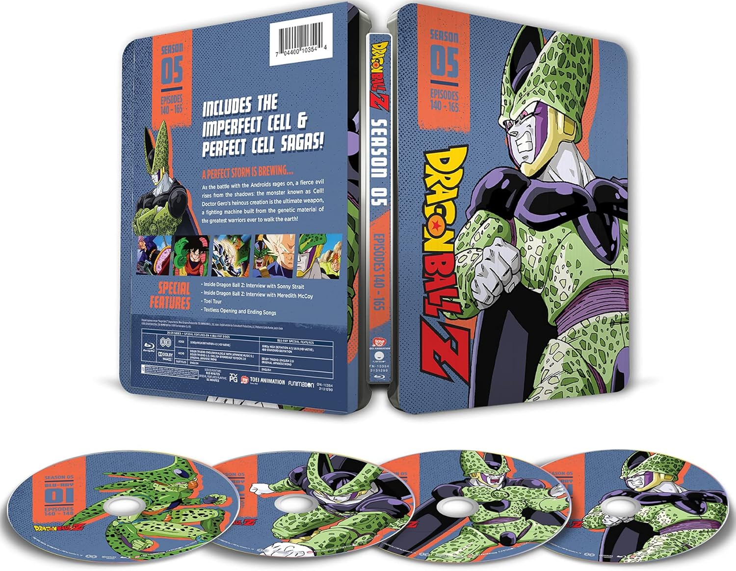 Dragon Ball Z Season 5 Limited Edition Steelbook Bluray DVD Amazon