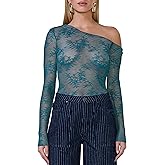 AFRM Women's Barry Asymmetrical Off Shoulder Long Sleeve Top