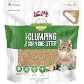 Nature's Miracle Premium Clumping Corn Cob Litter, Tough Odor Bio-Enzymatic Formula, Dust Free
