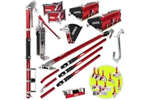 LEVEL5 Automatic Taping and Finishing Drywall Tool Set | Professional Grade Equipment | Taper, 2 Angle Heads, MEGA Flat Boxes, Extendable Handles, Etc. | Sheetrock, Wallboard, Gypsum | 4-625