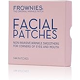 Frownies Facial Patches for the Corners of the Eyes & Mouth – Non-Comedogenic Anti Wrinkle Patches to Smooth & Soften Smile Lines, Crow's Feet and Nasolabial Folds – Overnight Use – 144 Per Pack