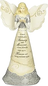 Elements Sympathy Angel Figurine by Pavilion, 8-Inch, If Tears Could Build a Stairway and Memories a Lane