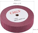 Sourcing Map 200mm x 50mm 320 Grit Non-Woven Polishing Wheel Nylon Wire view 2