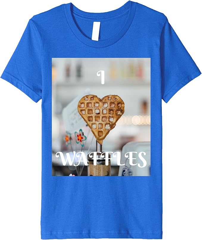 I LOVE WAFFLES TSHIRT Clothing