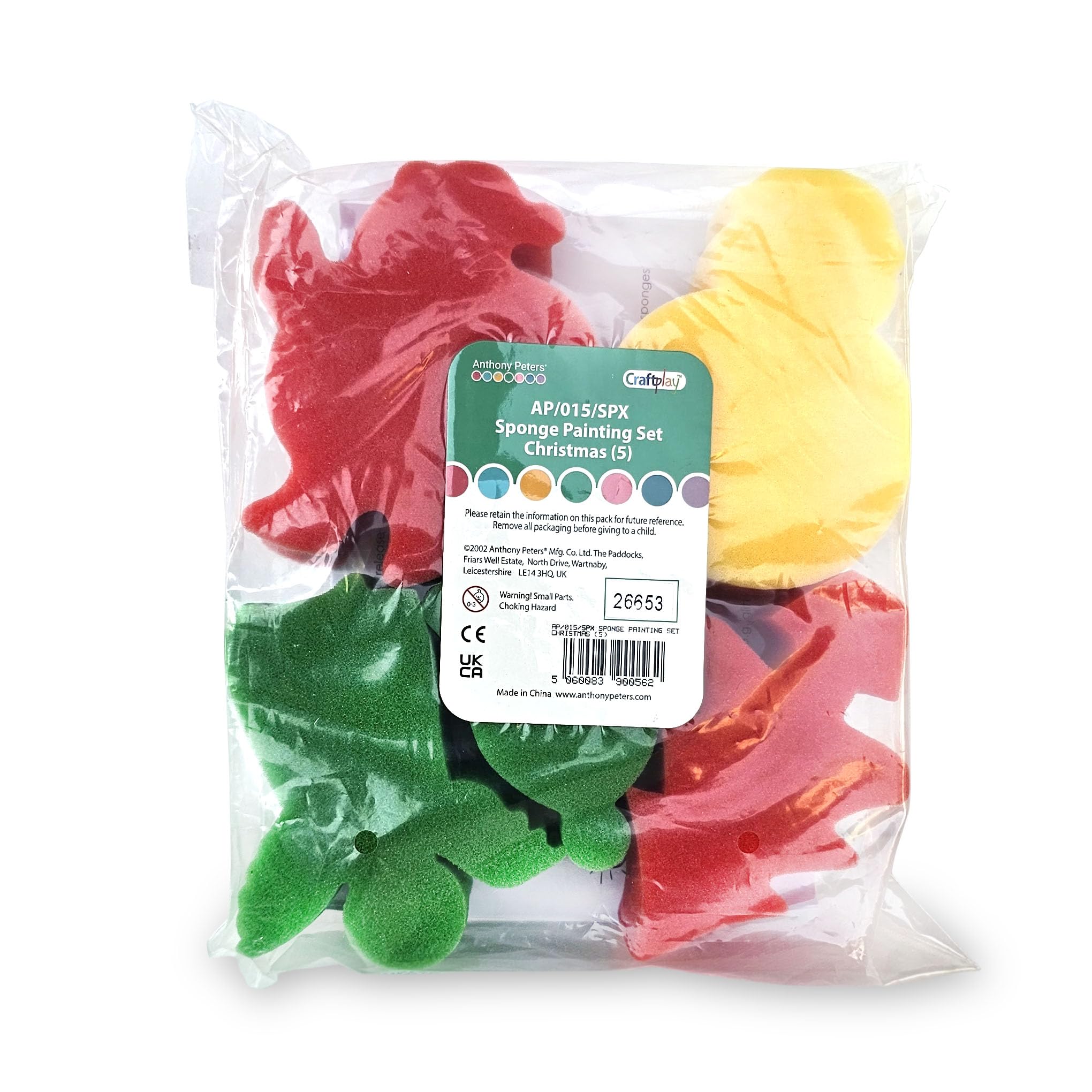 Christmas Sponge Painting Set 5 Pack