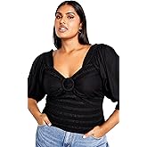 City Chic Women's Plus Size Flora Plain
