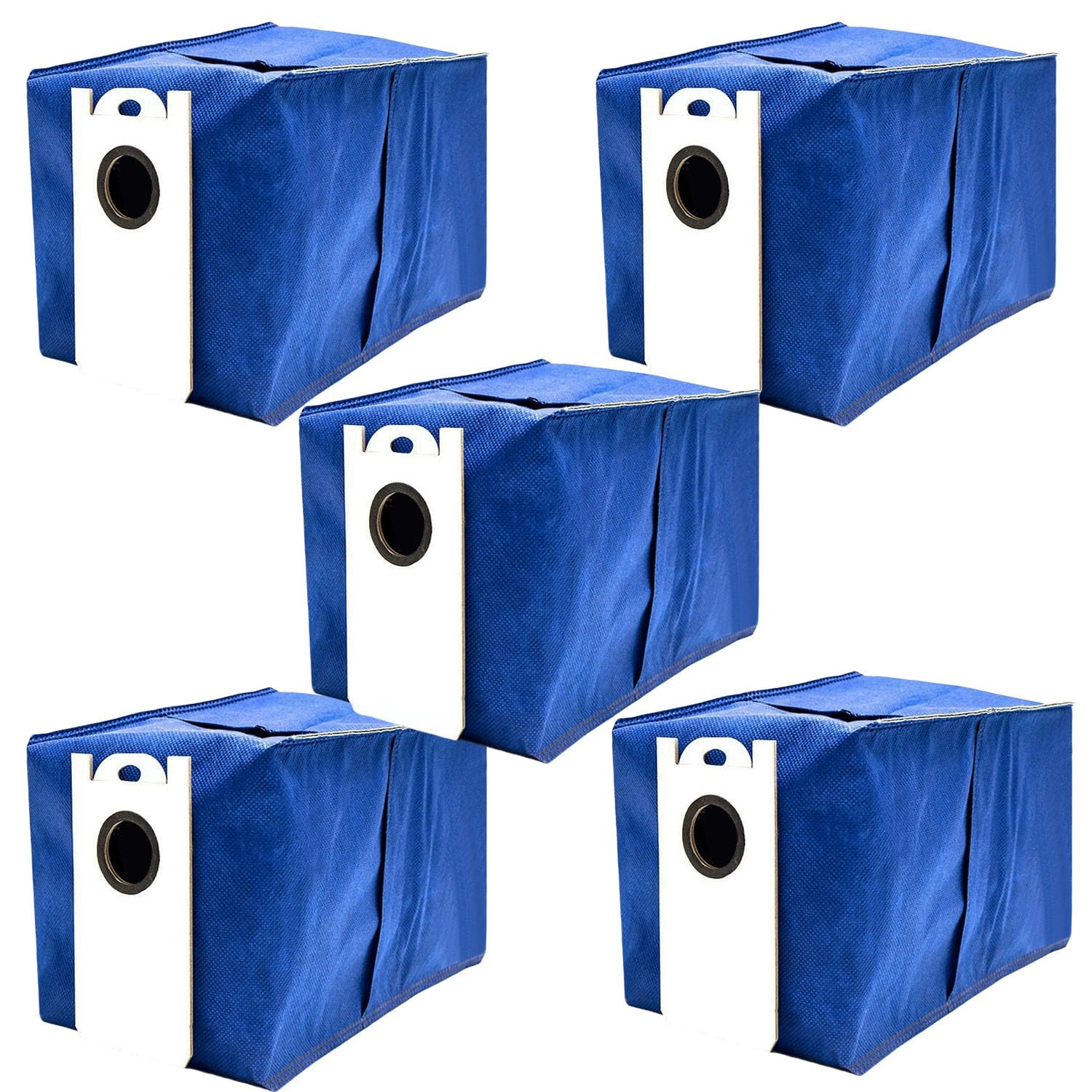 Photo 1 of 5 pack Replacement Dust Bags Compatible With bObsweep UltraVision Self-emptying Robot Vacuum Cleaner,Disposable Dust Bag,Not for Dustin and Orb-i