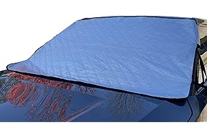 AUTOFITPRO Custom Fit Automotive Windshield Snow and Frost Cover Triple Layer Protection Compatible with 2020 2021 2022 2023 GMC Sierra 2500 2500HD 3500 3500HD