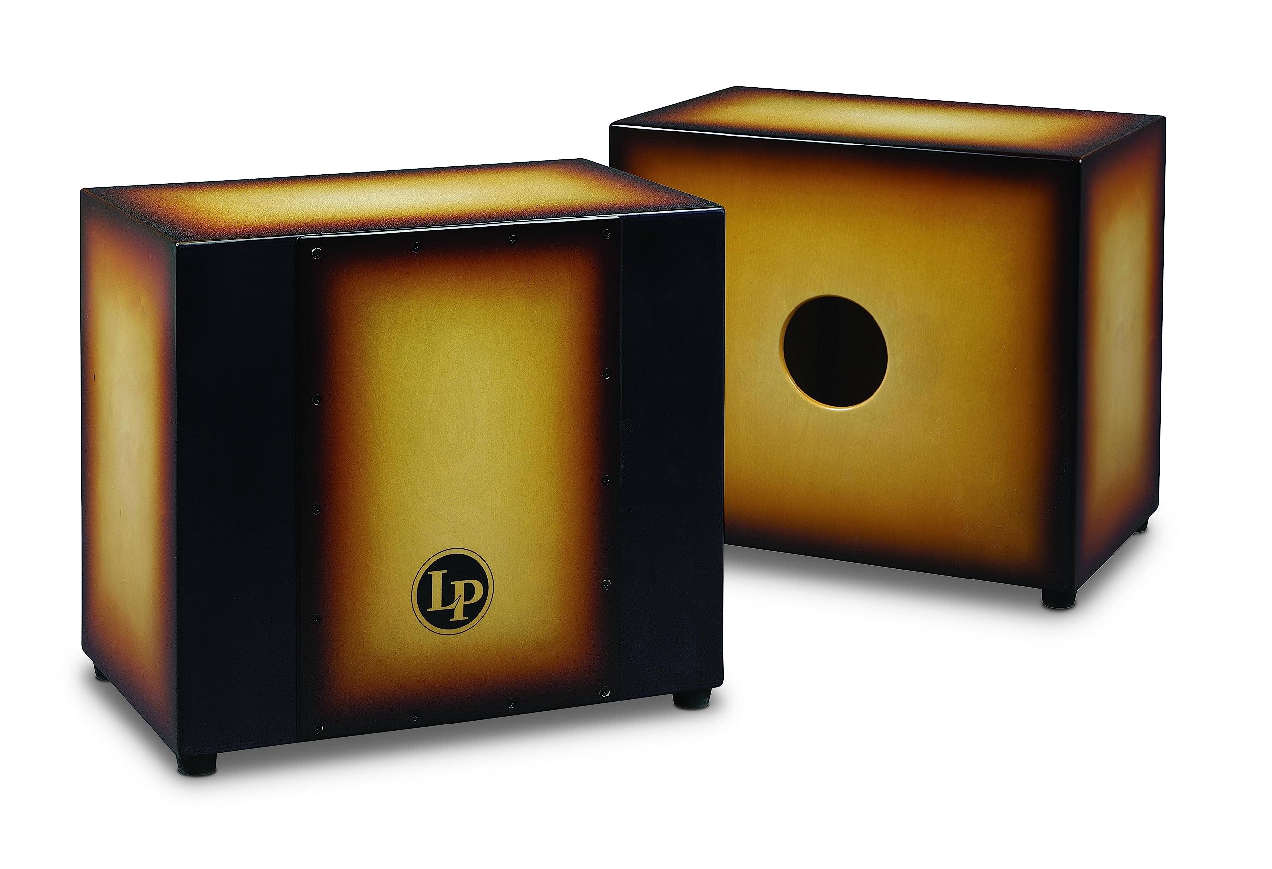 LP Latin Percussion Cajon Matador Triple Percussion M1401VSB Vintage Sunburst 18" x 20" x 13.75"