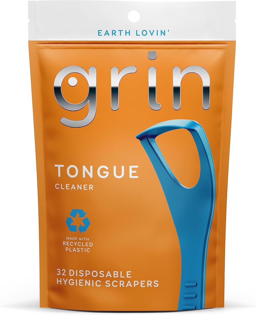 Grin Tongue Cleaner Grin Brand Disposable Hygienic Scraper