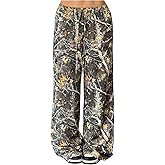 Floerns Girl's Camouflage Baggy Wide Leg Hunting Sweatpants Drawstring Camo Pant