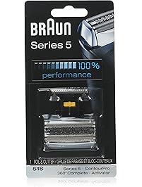 Braun Series 5 51S Foil & Cutter Replacement Head, Compatible with Previous Series 5 Models - 590cc