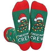 Oniselen Christmas Novelty Socks Colorful Fun Cute Sock Santas Xmas Gifts Stocking Stuffer Within Gift Box