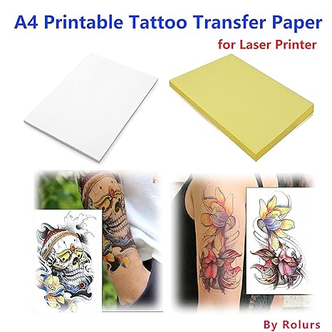 temporary tattoo paper officeworks