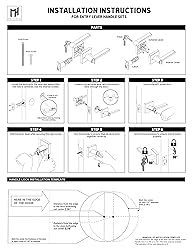 Mega Handles Glamor Entry Lever & Lock Door Handle