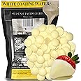 White Melting Chocolate Candy Melts | White Chocolate Melts 5 Lbs| Melting Chocolate Wafers Chips in Healthy Resealable Packaging Perfect for Baking Dipping Chocolate Fountain Fondue Coating Wafer