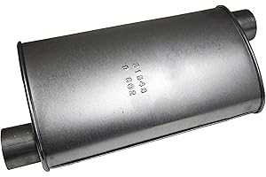 Walker Quiet-Flow SS 21548 Direct Fit Exhaust Muffler 2.5" Inlet (ID) 2.5" Outlet (ID) for Chrysler 300