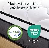 Zinus 3ft Single Memory Foam & Pocket Spring Hybrid Mattress 90 x 190 cm view 3