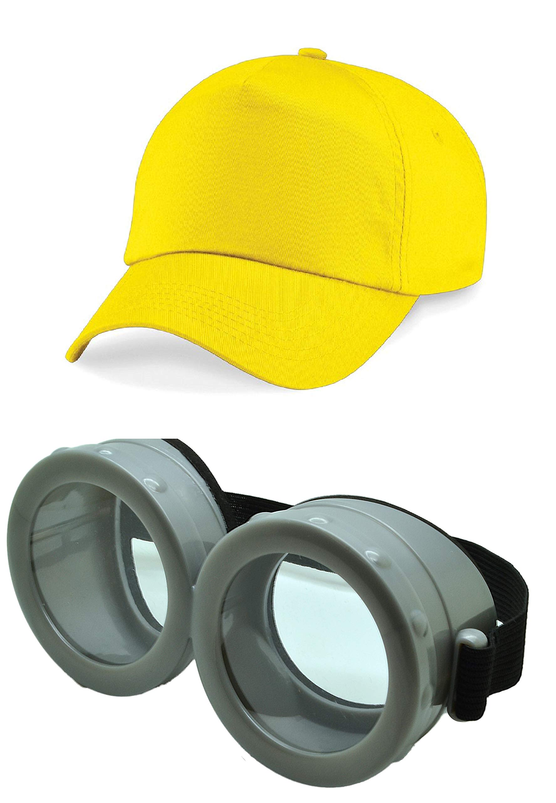 ASVP Shop Funny Cartoon Character Goggle Glasses Eyes - Yellow Character - For Halloween Carnival Costume Parties