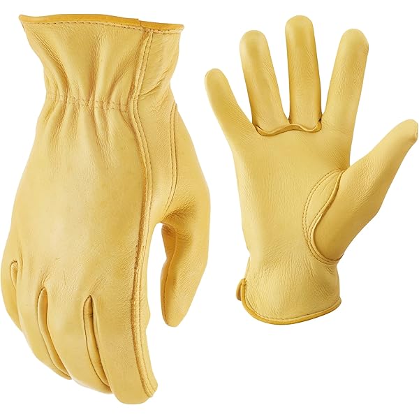 5015 60 Pair Pack Leather palm work gloves cowhide leather