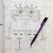 SpongeBob's Very Grown-Up Coloring Book (SpongeBob SquarePants) (Adult Coloring Book): Random ...