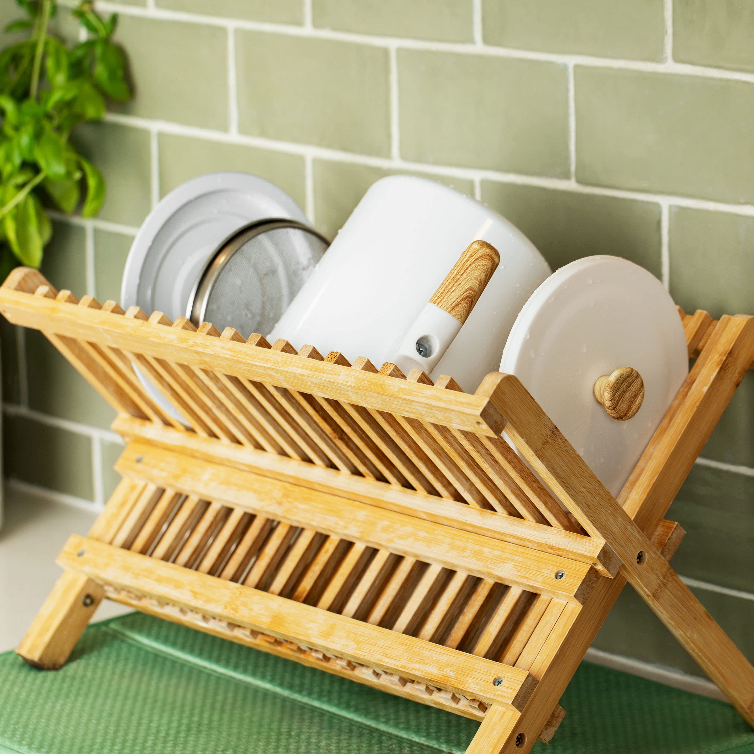 MyMoon Home Bacon Grease Container (48oz / 1.4L) Iron Cooking Oil Storage Can with Strainer - Non-Stick, 5 Inch Diameter for Easy Pouring - Oil Strainer Pot