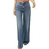 Silver Jeans Co. Womens Highly Desirable High Rise Ultra Wide Leg Jeans