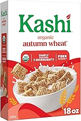 Kashi Breakfast Cereal, Organic, Whole Grain, Autumn Wheat, 18oz Box (1 Box)