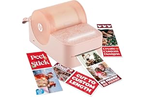 HP Sprocket Panorama Instant Portable Color Label & Photo Printer (Pink) Personalize Prints 2” x .5”- 9” on Zink Sticky-Backed Paper -Create Fun Photobooth Strips, Labels & Custom Designs in The App