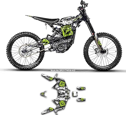 Amazon Kungfu Graphics カスタムデカールキット Sur Ron Light Bee X エレクトリックオフロードバイクダート バイク Srx17n030 Ko バイク用ステッカー デカール 車 バイク