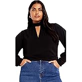 City Chic Women's Plus Size Miranda Cowl Top