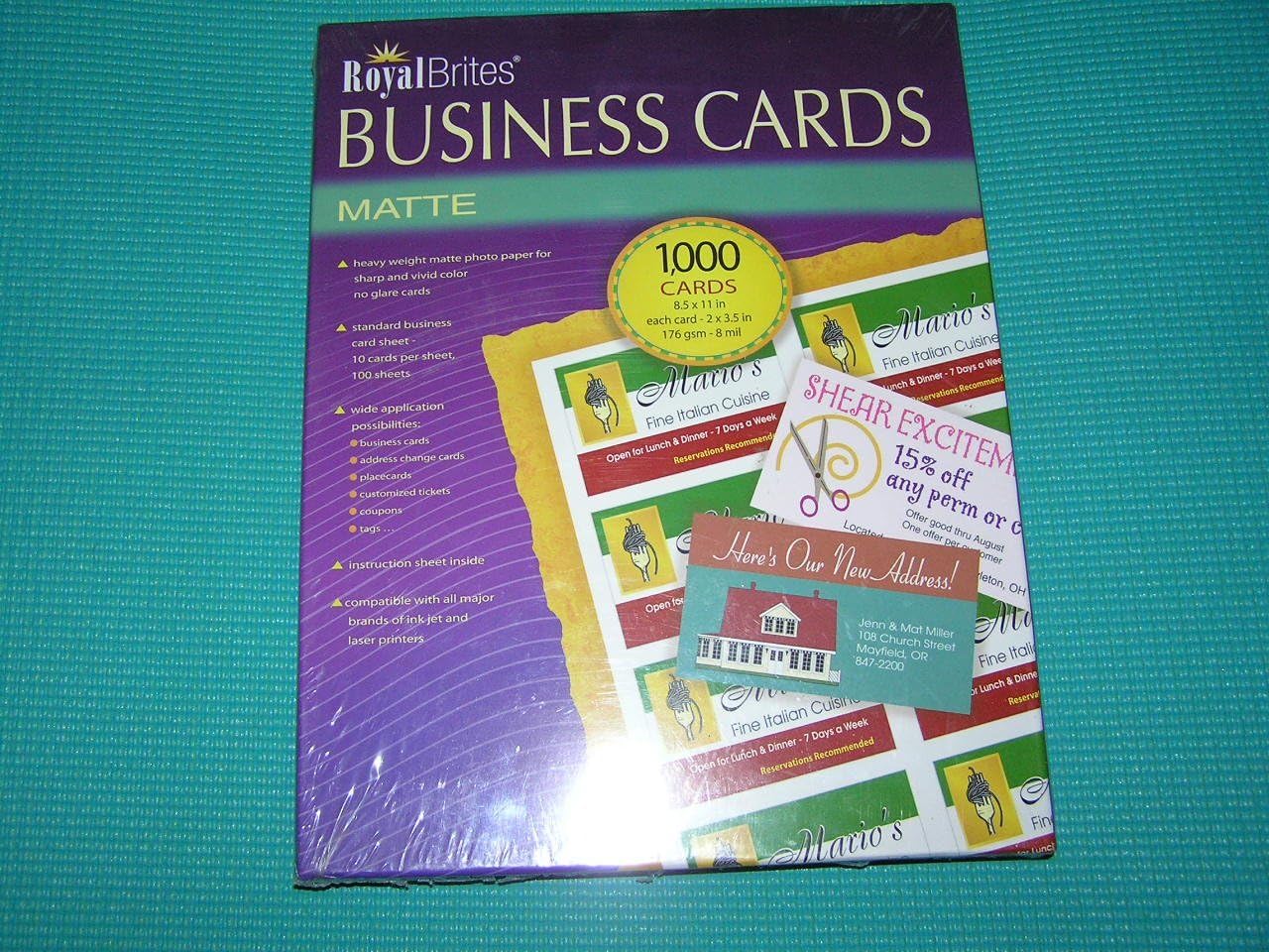 royal brites business cards