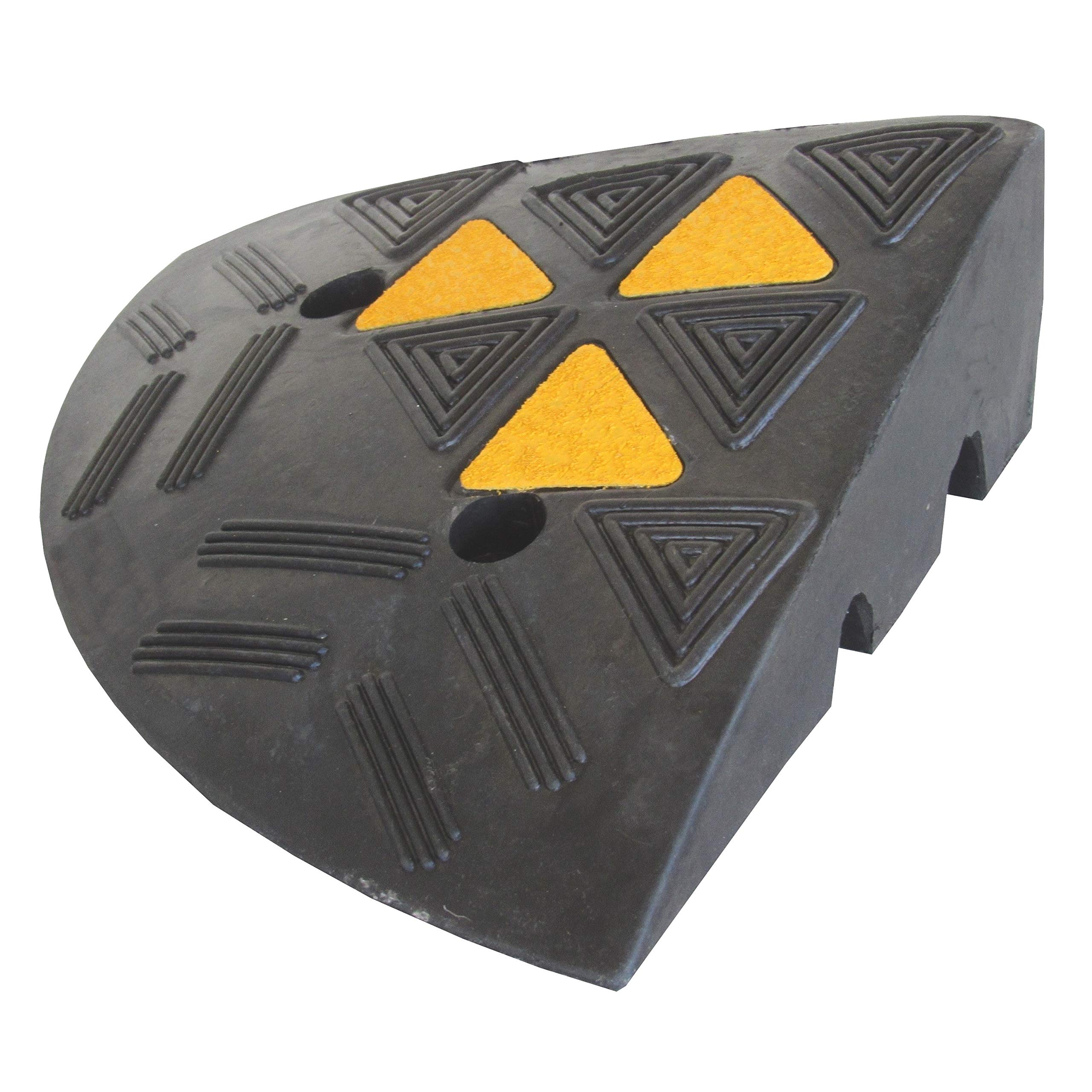 SNS SAFETY LTD RKR-1E Rubber Kerb Ramp End Part 30 X 30 X 10 cm