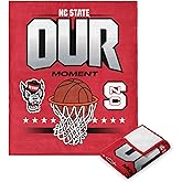 Northwest NCAA North Carolina State Wolfpack Silk Touch Throw Blanket, 50" x 60", Memory Lane