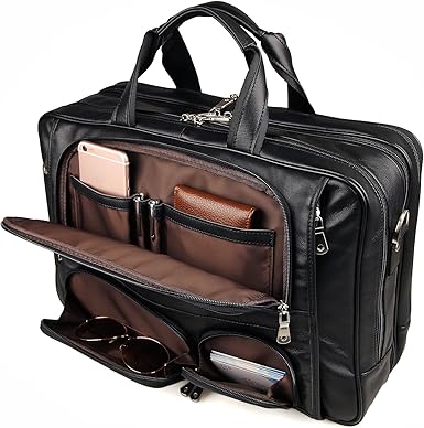 Augus leather briefcase Clearance