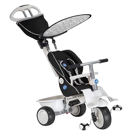 Smart Trike 191-5502 Kinderdreira Recliner mit Spielzeug, schwarz