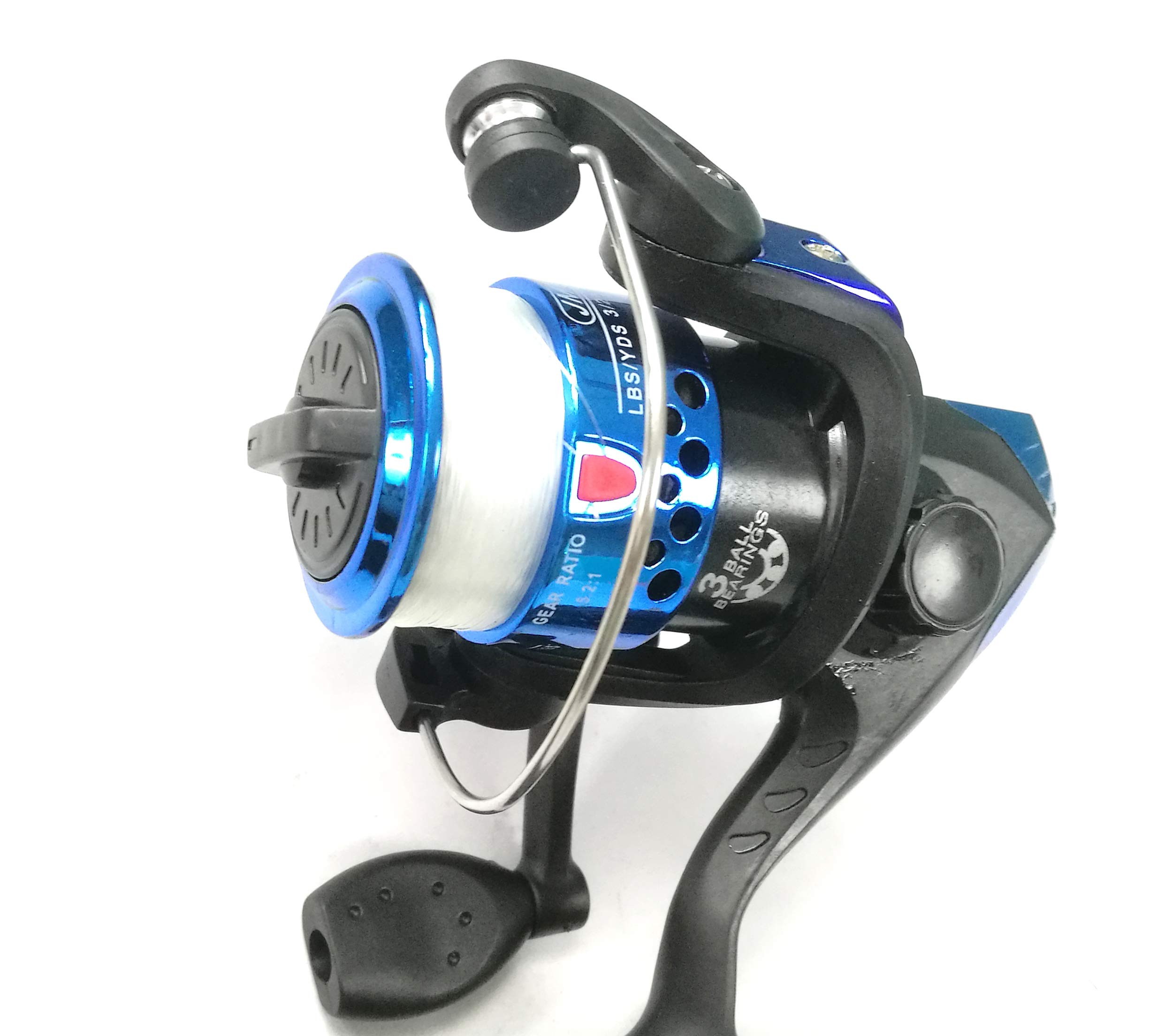 LENPABY blue Reel Fishing Reels Loaded with Ball bearing 3BB Line For Coarse Match Lake River