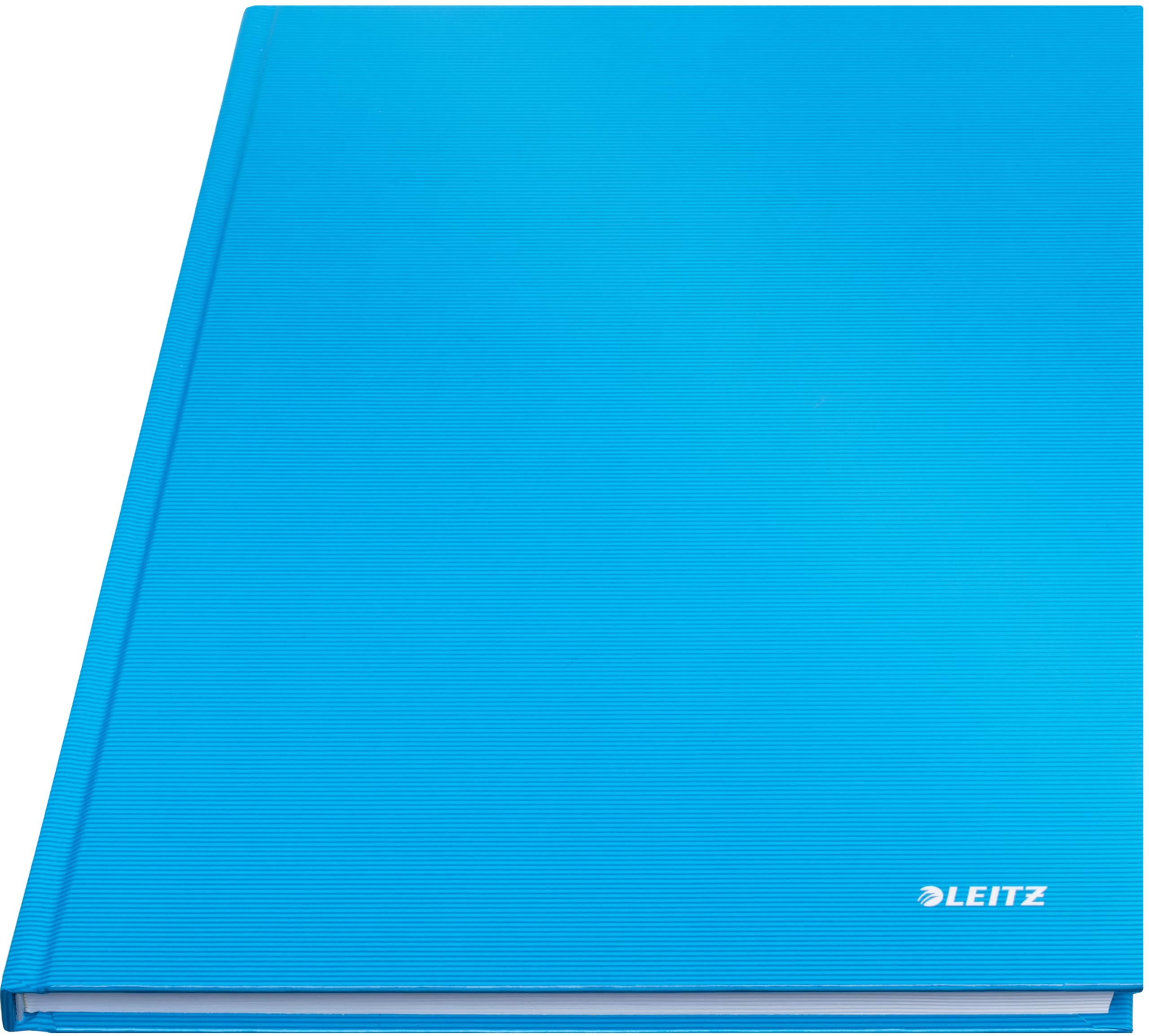 Leitz A4 Squared Notebook, 160 Pages, 80 Sheets of FSC Certified 80 g/m² Paper, Sturdy, Scratch-Resistant Hardcover, For Office, School or as a Diary, Solid Series, Light Blue, 46640030