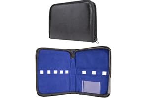 AMERICAN HEALTH SERVICE Zipper Medical Instrument Carrying Case, Fits 8 Instruments, for Travel, Students, Medical & Veterinary, Anatomy, Dissection, or Storage