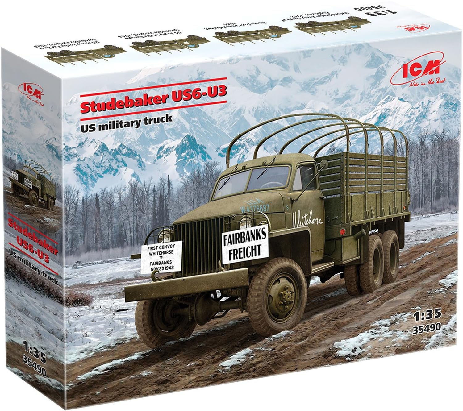 ICM 1:35 - Studebaker US6-U3 US Military Truck