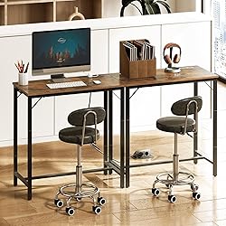 HOOBRO Bar Table with Charging Station, Rectangular